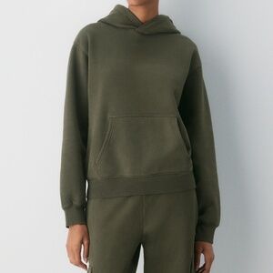 Aritzia TNA Cozy Fleece Sweat Set - XL